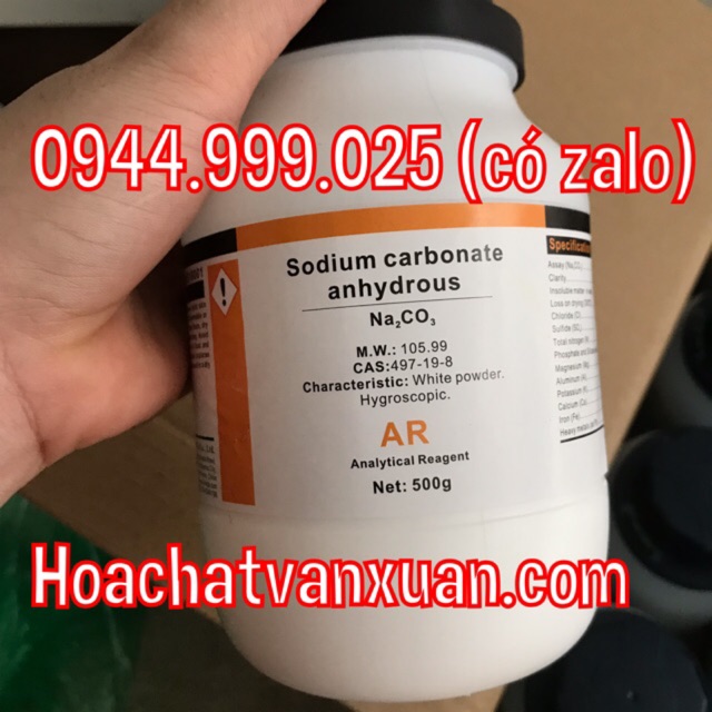 Hóa chất Sodium carbonate Xilong Na2CO3 lọ 500g CAS 497-19-8