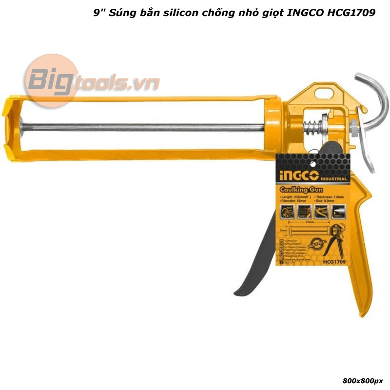 Súng bơm silicon INGCO HCG1709