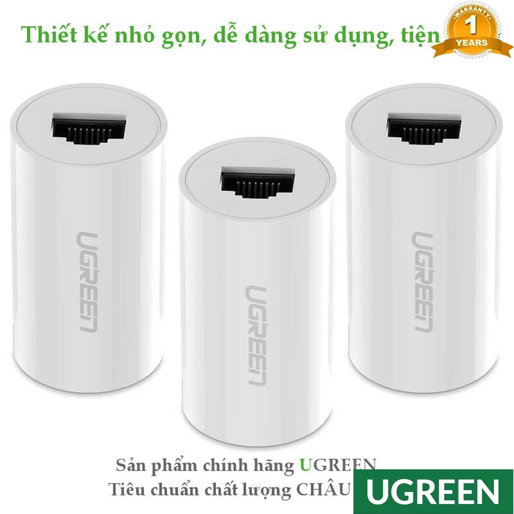 Đầu Nối Cáp Mạng LAN RJ45 Cat7/Cat6/Cat5e Chống Sấm Sét UGREEN 20391
