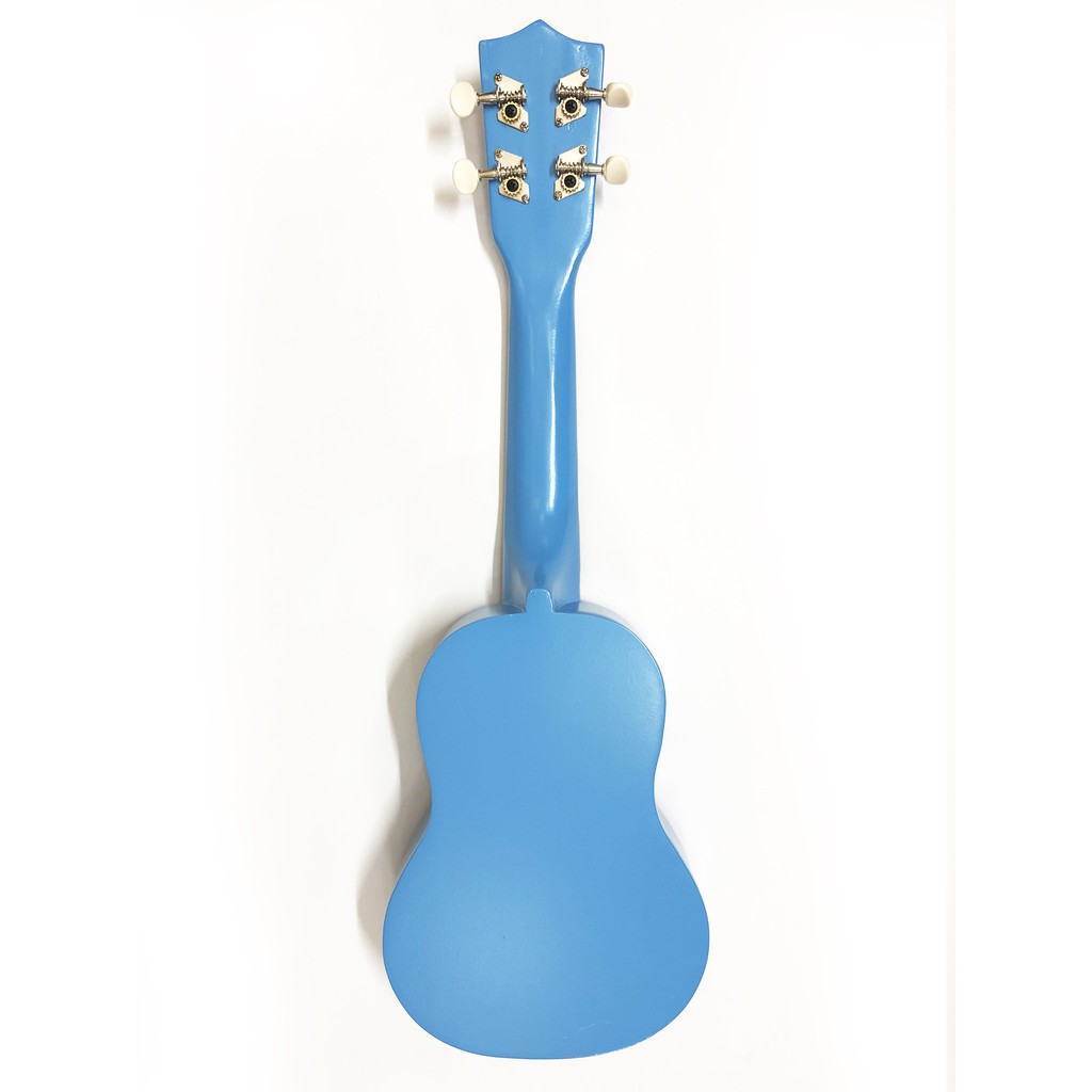 [GIAO NHANH 2H] Đàn Ukulele Gỗ Xanh Da Trời WOIM Soprano Size 21inch 53cm (Mua 1 Tặng 5)