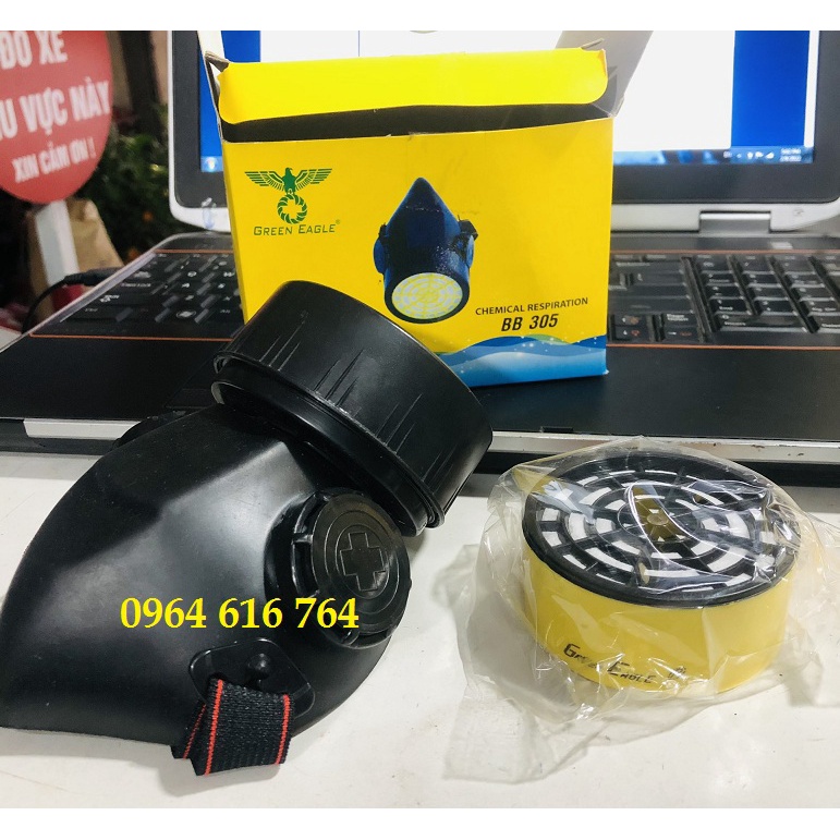 Mặt nạ phòng độc ,mặt nạ chống độc 1 phin Bảo Bình BB305