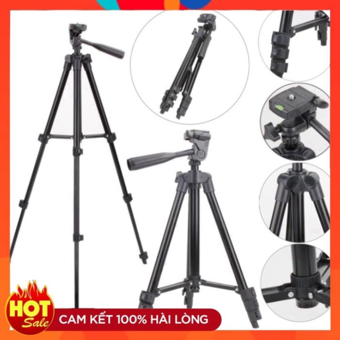 Giá Đỡ Điện Thoại Tripod. Gậy Chụp Ảnh 3 Chân livestream. Cây livestream Quay Video Tiktok Tripod (THẢO PHI CAM KẾT CHẤT