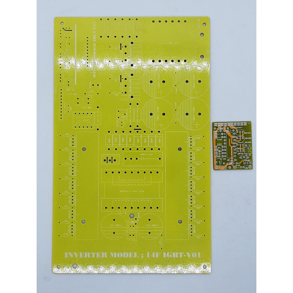 PCB bo mạch kích điện 14 fet đảo pha băm IGBT (sợi thủy tinh FR4)