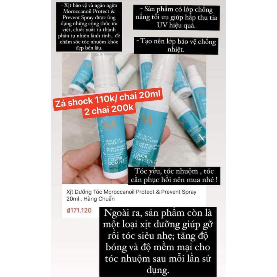 Xịt dưỡng tóc Moroccan oil | BigBuy360 - bigbuy360.vn