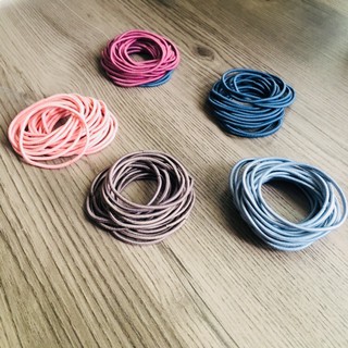 DÂY BUỘC TÓC NGŨ SẮC - GÓI 10 DÂY