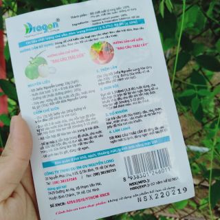 BỘT RAU CÂU DẺO DRAGON GÓI 10gr