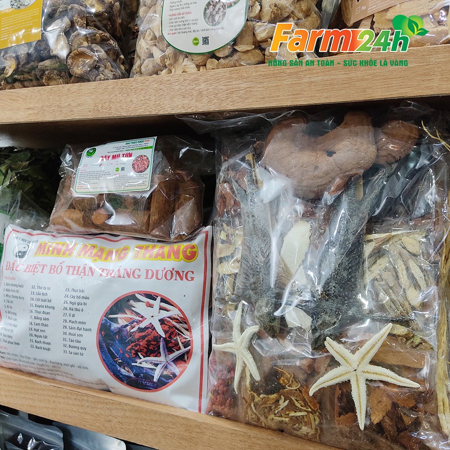 Minh mạng thang, loại xịn chuẩn 33 vị bổ thận tráng dương, tăng cường sinh lực phái mạnh, thang đúng 2kg | Farm24h