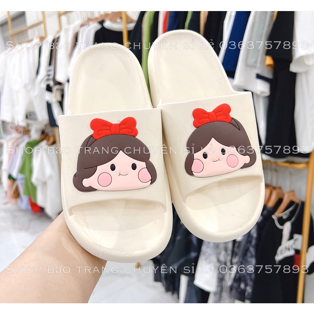 Dép Lê Bành Mì Nam Nữ Unisex Cô Gái Đế Cao 3cm Quai Ngang Độn Đế Trẻ Trung Năng Động Nam Nữ Unisex