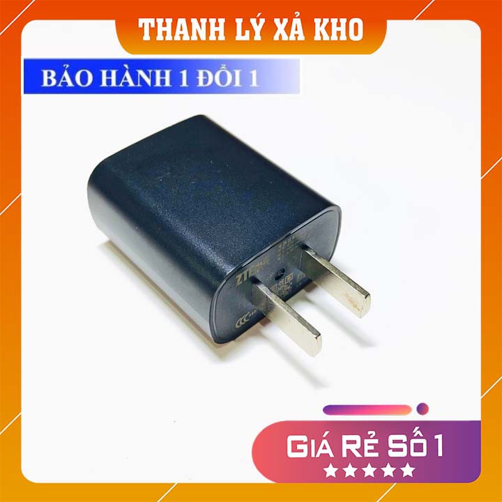 Cục Sạc Nhanh ZTE Chuyên Dụng Thiết Kế Chân Ngang Phù Hợp Với Mọi Loại Dây Cáp Trên Thị Trường