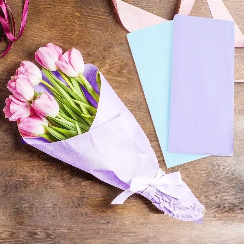Set 100 Tờ Giấy Gói Quà / Áo Sơ Mi / Giày Dép Handmade DIY Nhiều Màu Sắc