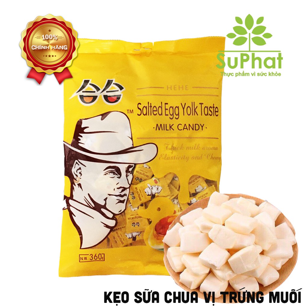 Kẹo Sữa Chua Dẻo Ông Già Cao Bồi - Gói To 360gr