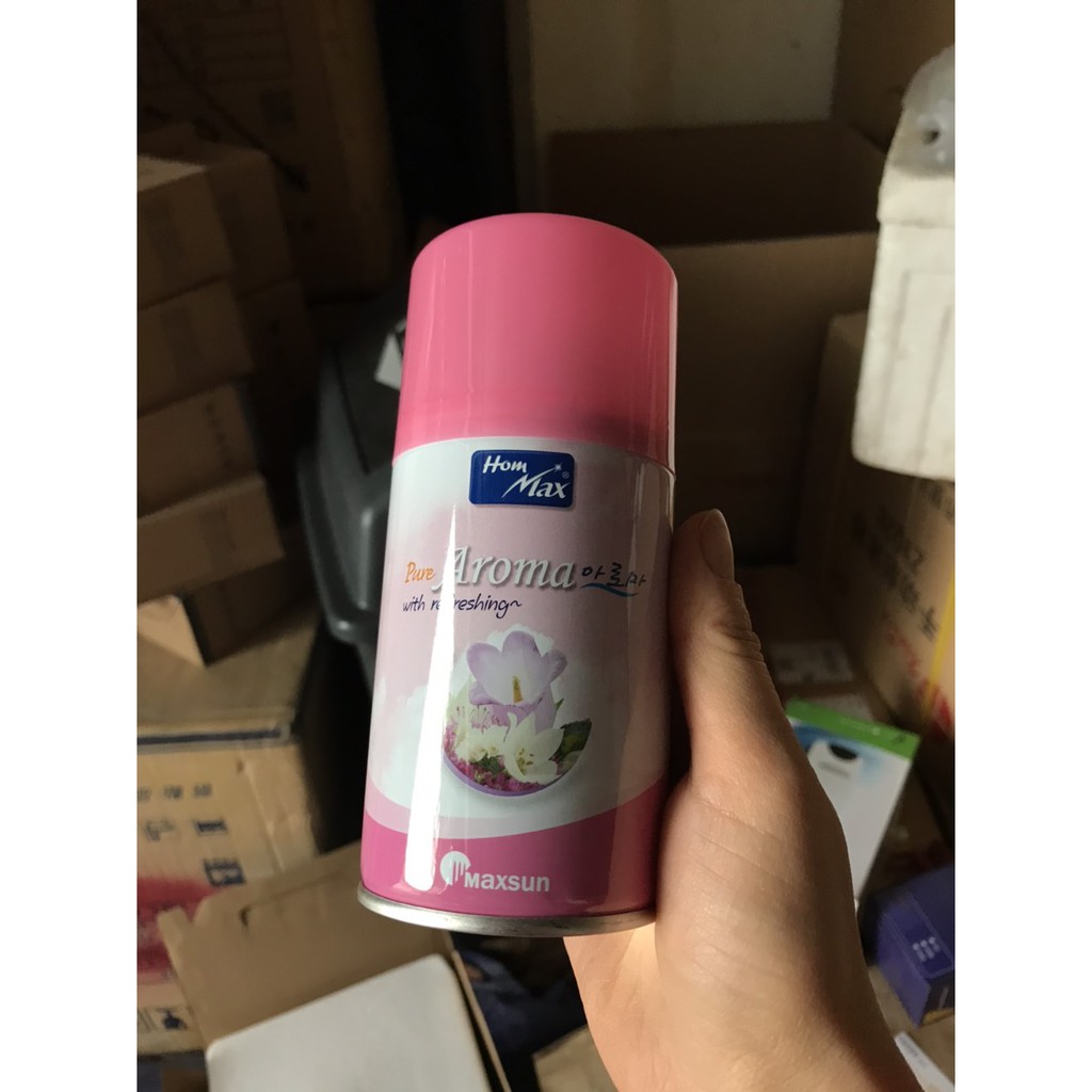 Bình nước thơm xịt phòng Aroma Humax, Hàn Quốc, sử dụng từ 1-2 tháng/bình, cực kỳ an toàn