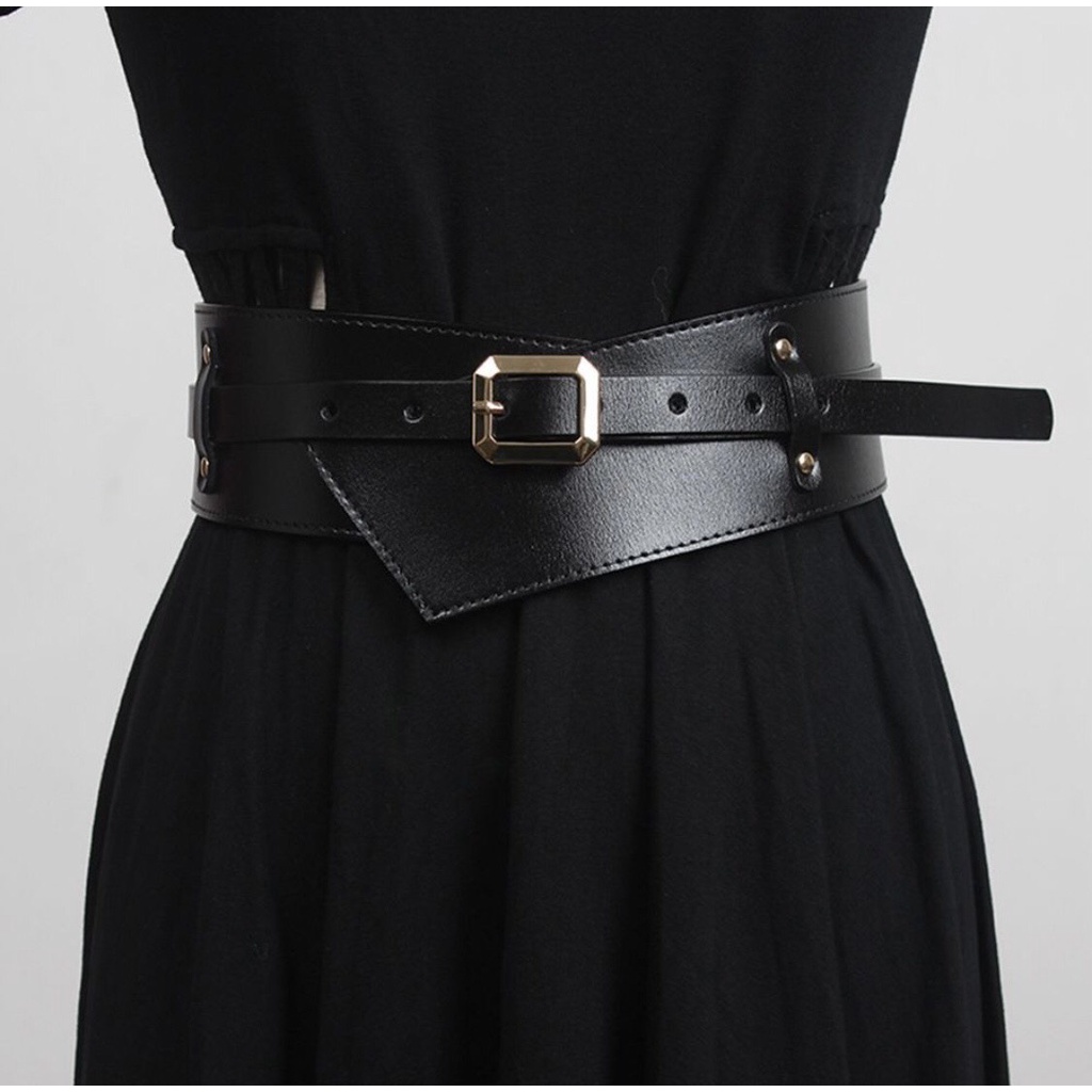 Đai Váy Bản To Sang Chảnh - thắt lưng đai váy 2 trong 1