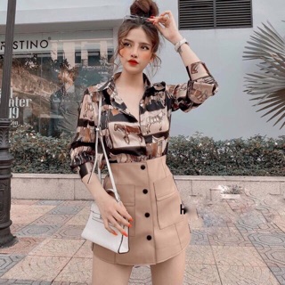 Áo sơ mi lụa hót 2020