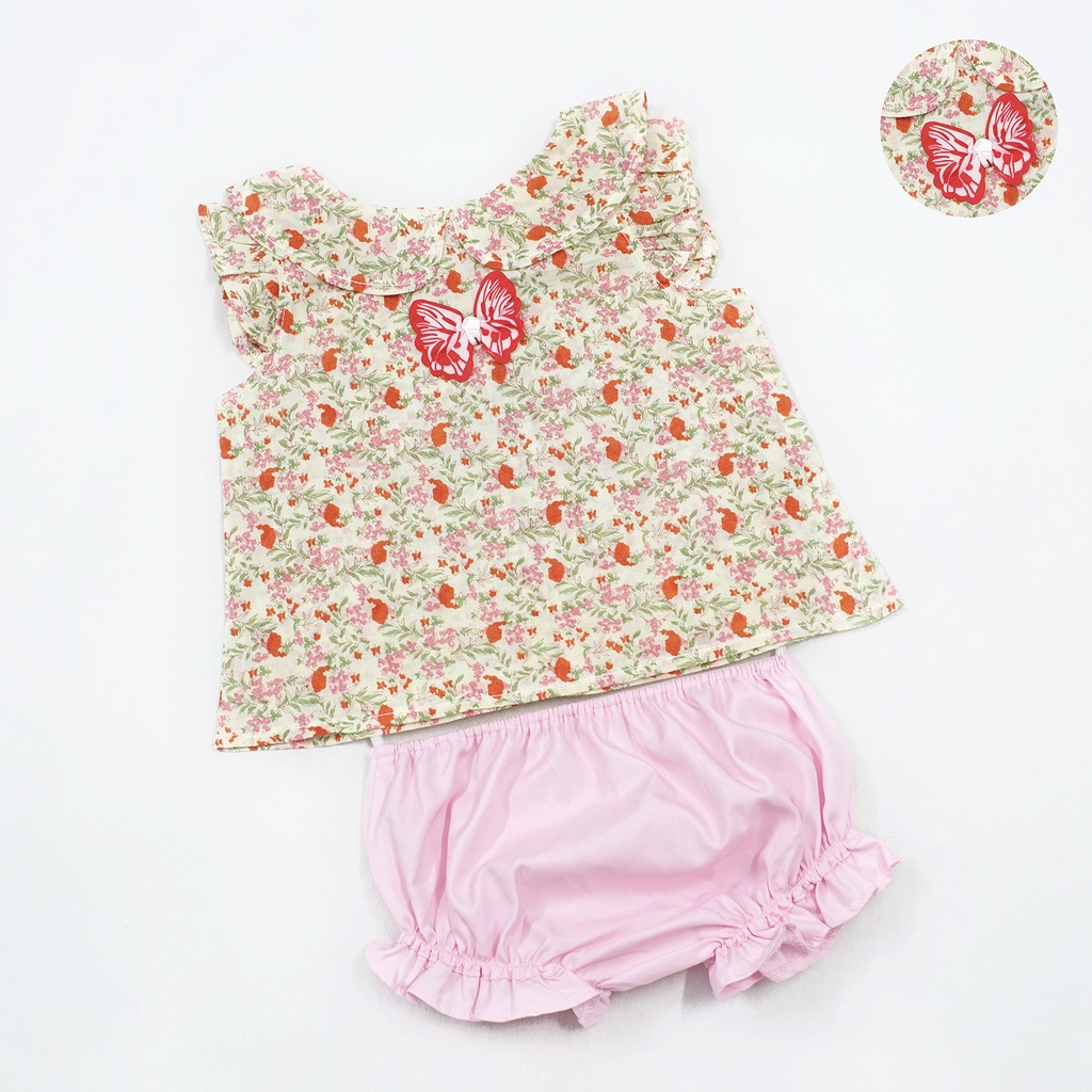 Bộ Quần Áo Cho Bé Gái Tamiuy Cao Cấp Họa Tiết Dễ Thương Chất Vải Cotton Mềm Mịn Nhiều Màu Tùy Chọn