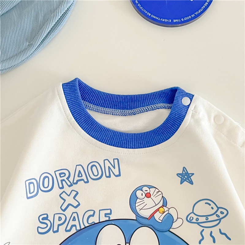 Bộ Áo Liền Quần Vải Cotton Tay Ngắn Thiết Kế Dễ Thương Cho Bé Sơ Sinh