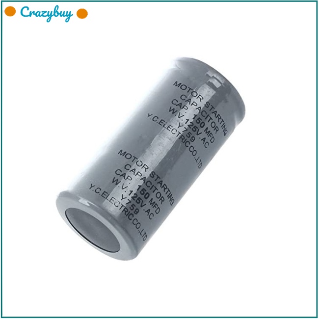 Tụ Điện Động Cơ CR Xi Lanh 150MFD 125VAC Chất Lượng Cao