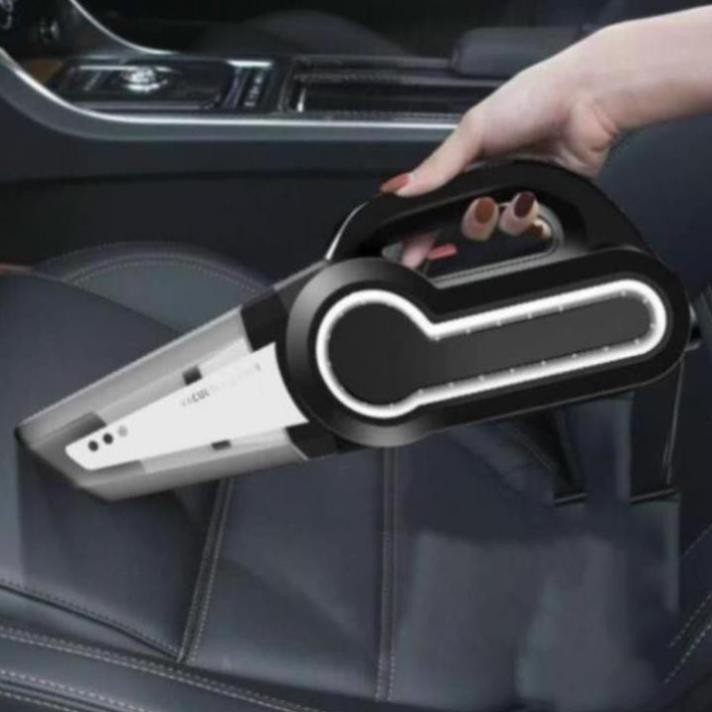Máy hút bụi kèm bơm lốp xe ô tô 4in1 thế hệ mới hút siêu khỏe và sạch
