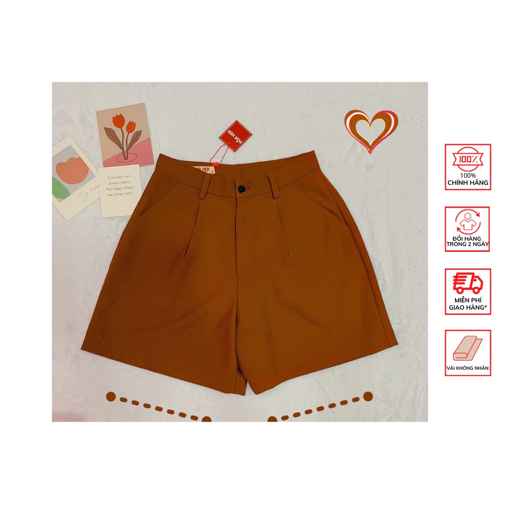 Quần short FOR HER cài nút QUA0066