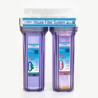 [FREESHIP 99K]_Bộ lọc nước thô đầu nguồn 2 cấp lọc 10inch Yamato YMTH10-2T