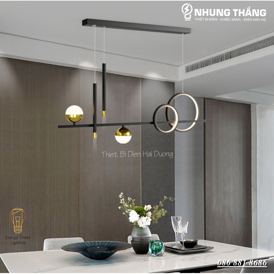 Đèn Thả 6 Bóng DGT-9841 - 3 Chế Độ Ánh Sáng - Decor Trang Trí Phòng Ăn,Phòng Khách Sang Trọng Cao Cấp - Bảo Hành 1 Năm