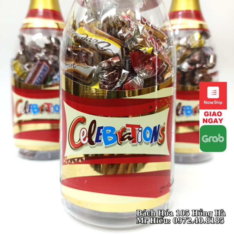 [Mã GROSALE2703 giảm 8% đơn 250K] [T9/2021] Kẹo socola Celebrations tổng hợp 312g