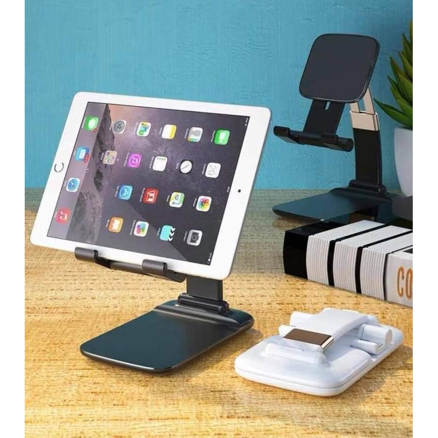 Giá đỡ Ipad/điện thoại/máy tính bảng để bàn gấp gọn. Hàng cao cấp chắc chắn, độ hoàn thiện cao