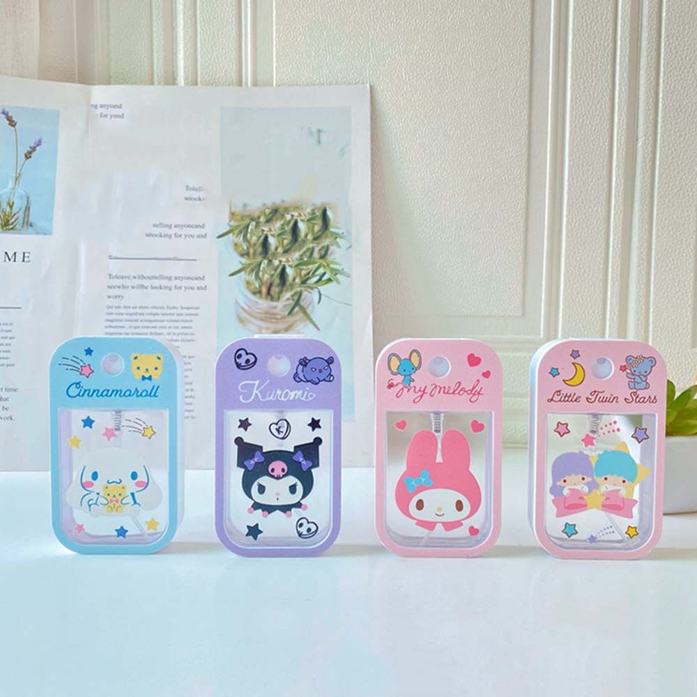 [Hàng mới về] Chai xịt rỗng họa tiết hoạt hình bằng nhựa đựng nước hoa/ nước rửa tay có thể đổ đầy lại mang đi du lịch