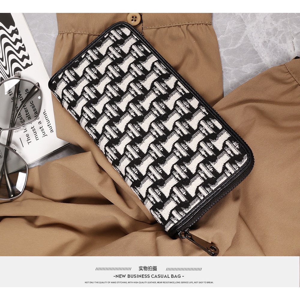 TBAG-Ví cầm tay Da cao cấp