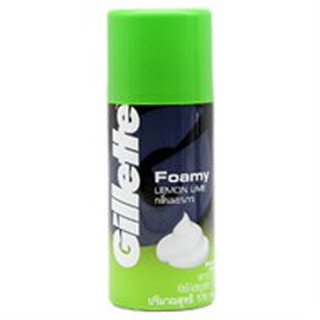 Bọt cạo râu Gillette Foamy Lemon Lime Hương chanh 175g