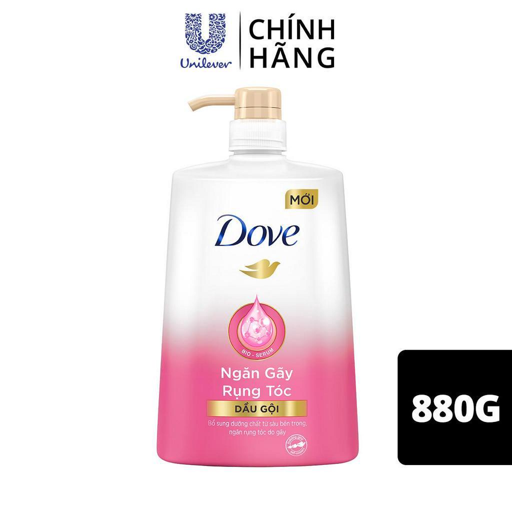 Dầu Gội Giúp Ngăn Rụng Tóc Dove Ngăn Rụng Tóc Tinh Chất Thiên Nhiên Bioserum Cho Tóc Chắc Khỏe X5 880G