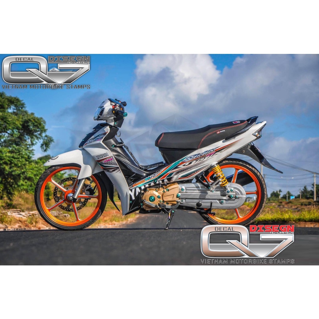 Tem Rời Sirius 110 xe trắng
