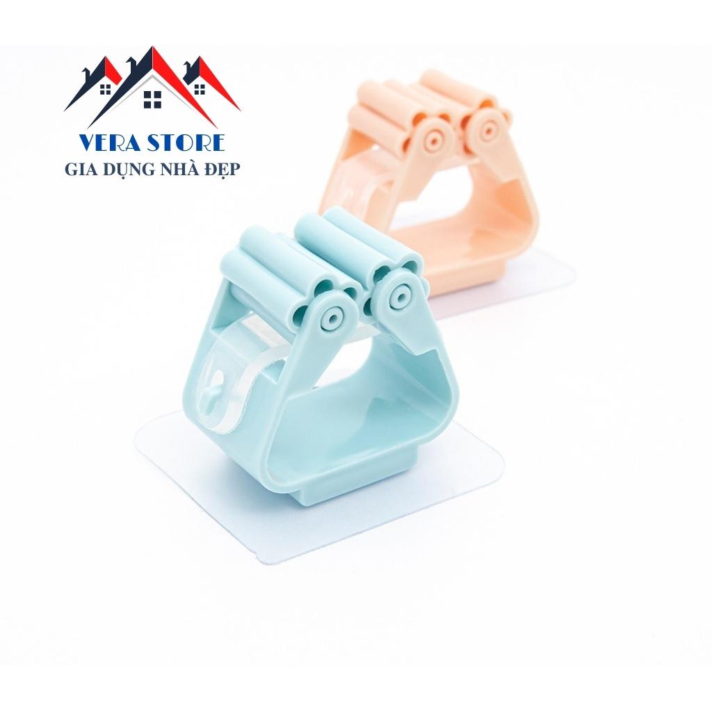 Móc treo cây lau nhà, treo vật dụng đa năng dán tường chịu lực bám dính ca