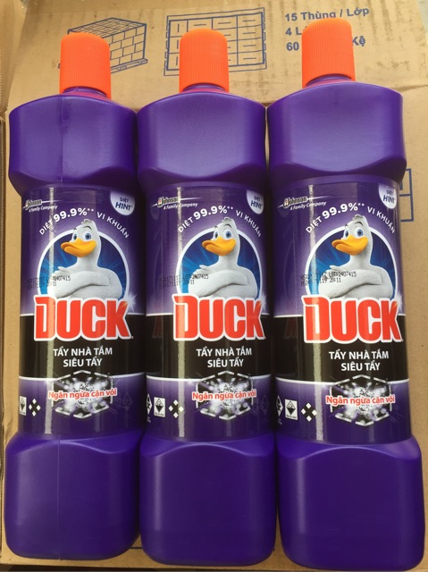 Nước tẩy nhà tắm Duck Mr Muscle Siêu tẩy chai 900ml