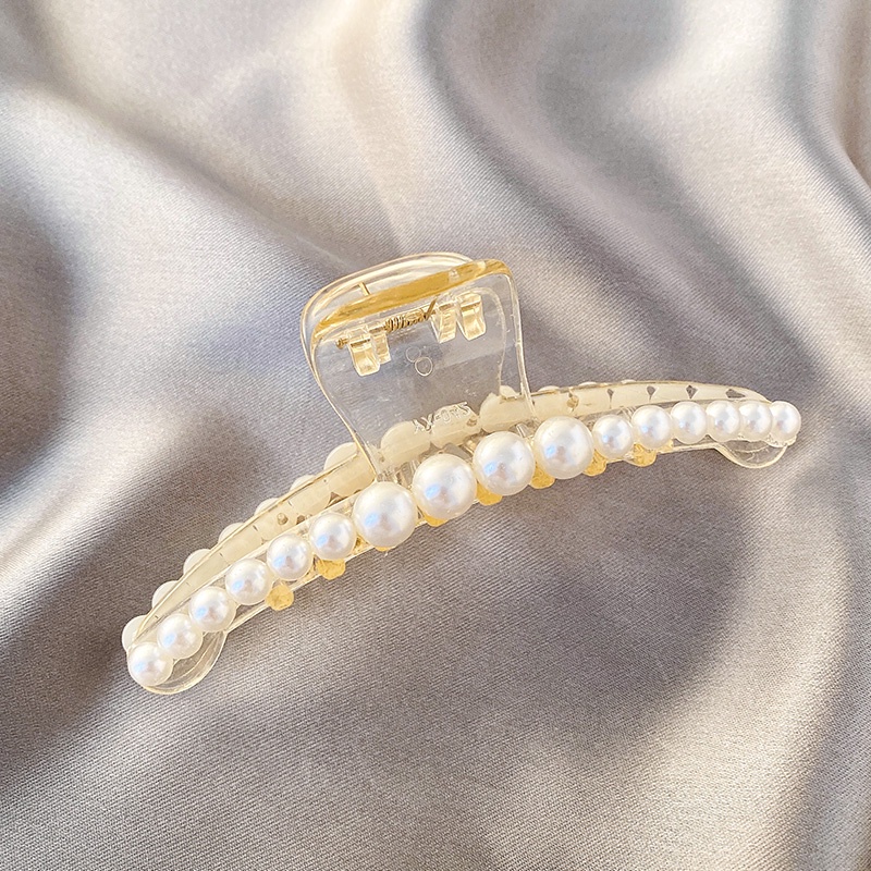 Kẹp Tóc Nữ Đính Ngọc Trai Kiểu Dáng Tinh Tế Phong Cách Hàn Quốc