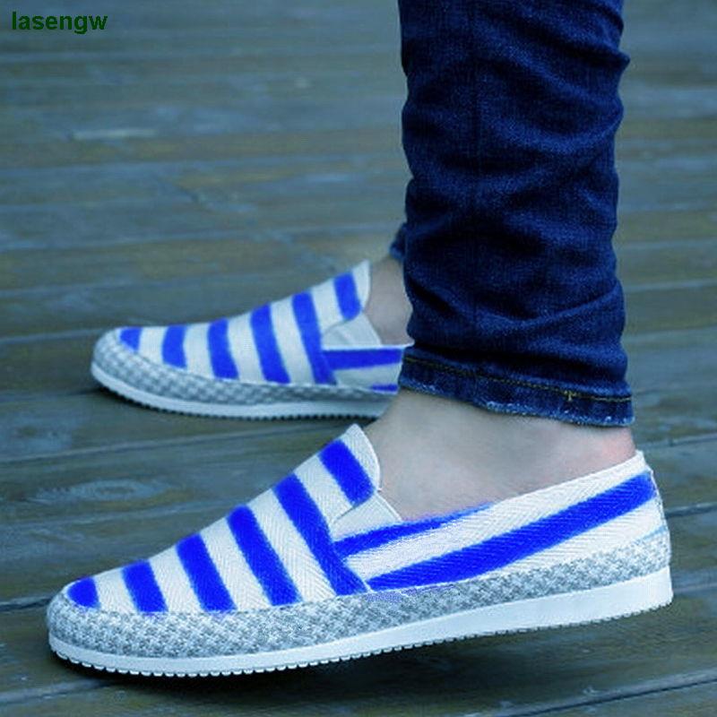 Giày lười vải canvas phong cách hàn quốc thời trang cho nam