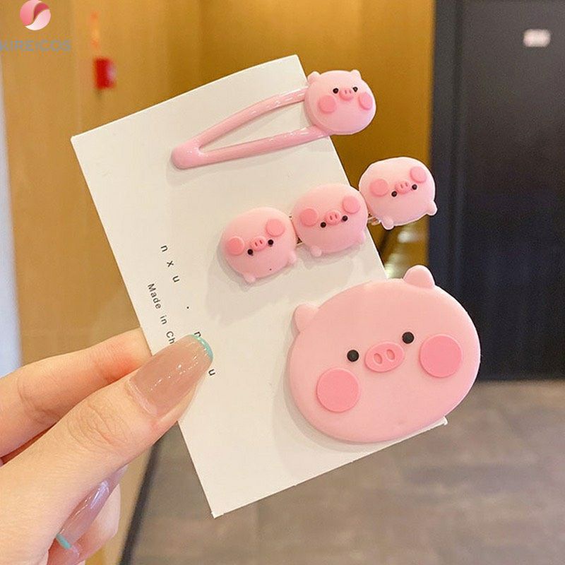 Mới | Set 3 kẹp tóc Heo Hồng siêu cute xu hướng mới của năm nay