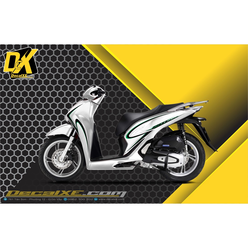 Tem dán xe SH 2020 | Chất Liệu Decal Cao Cấp Chống Nước, Bền Màu, Cắt Khuôn Sẵn Dễ Dán | SH2020TK001