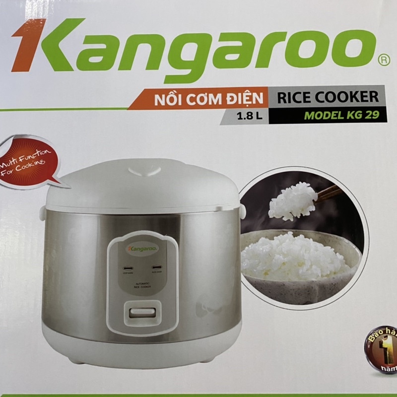 Nồi cơm điện Kangaroo KG29 1.8L Công suất 700W