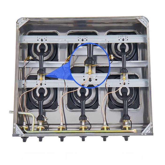 [Bếp Gas 6 Cửa ] Bếp Nấu Mì Cay