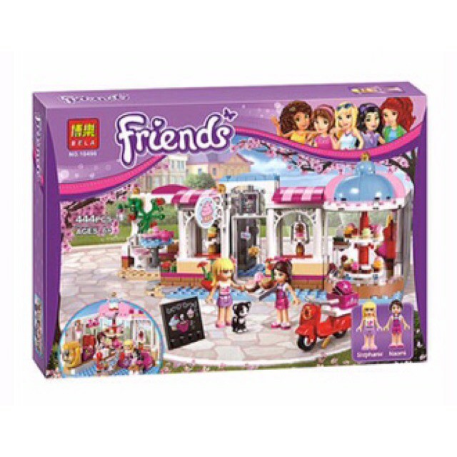 Lắp Ráp xếp hình Lego Friends Bela 10496.Tiệm Bánh Của Naomi (444 chi tiết)