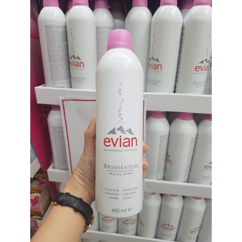 XỊT KHOÁNG EVIAN NỘI ĐỊA PHÁP 400ml