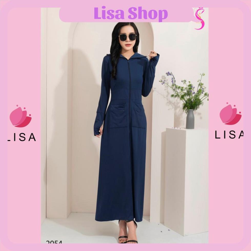 Áo chống nắng dài, áo chống nắng toàn thân vải thông hơi làm mát cao cấp, UPF50+ Lisa, M42