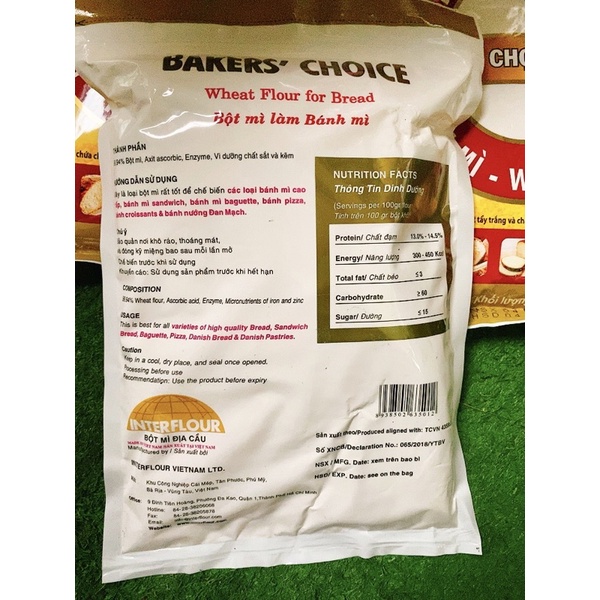 Bột mì baker choice số 13