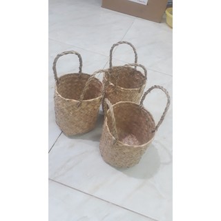 Giỏ cói đựng đồ/trồng cây/ đựng hoa tươi/hoa khô