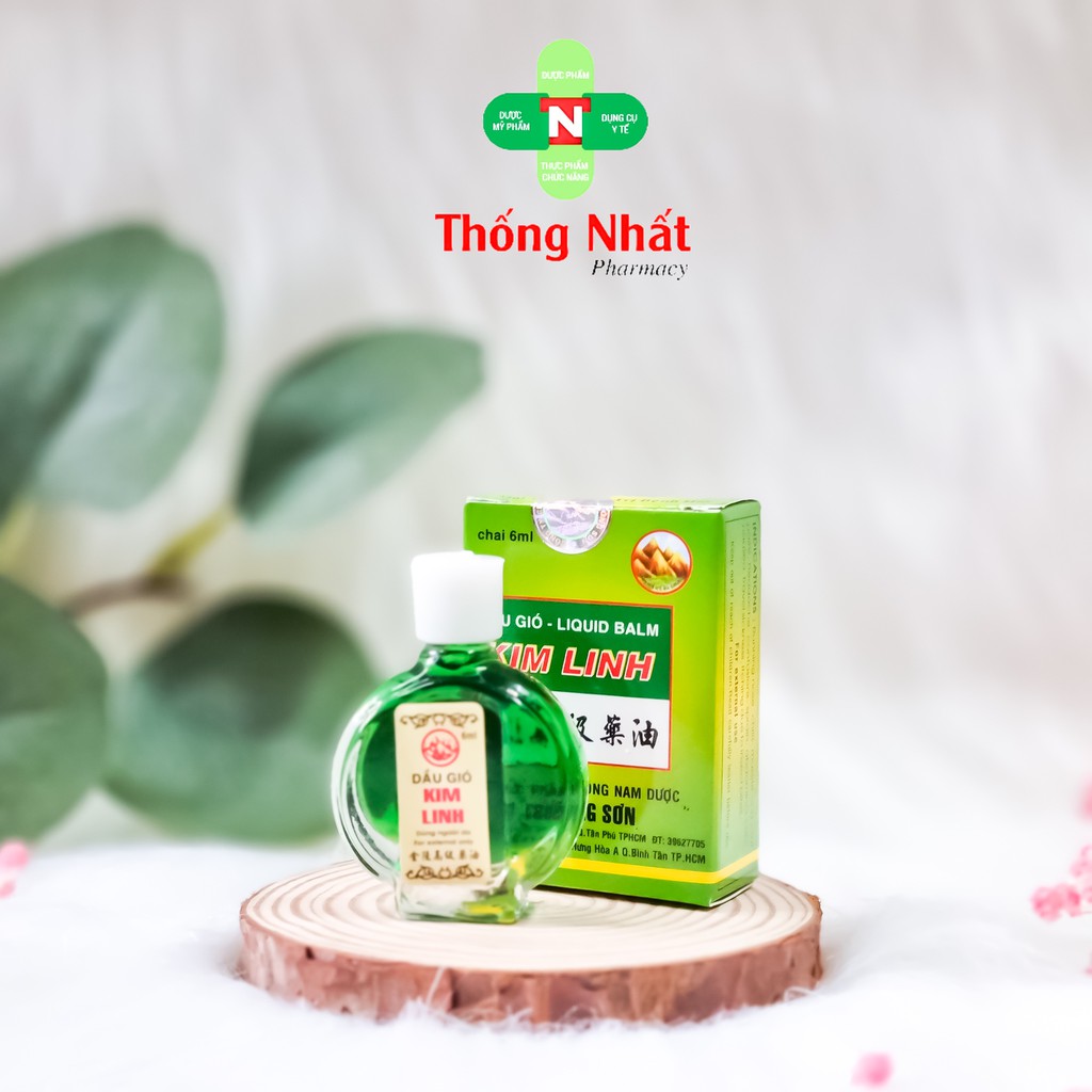 DẦU GIÓ KIM LINH CHAI 6ML CHÍNH HÃNG NHÀ THUỐC