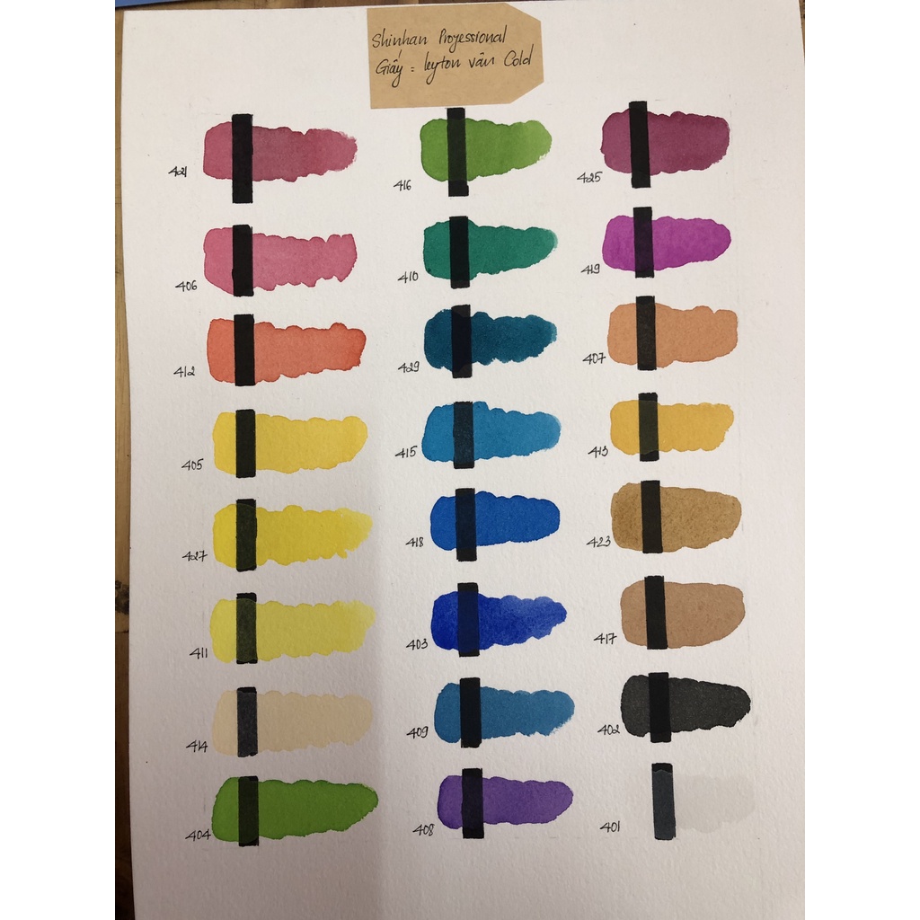 Pocket Shinhan Pro 13/18/24/30 màu 0.5ml/1ml/Pocket Watercolor Shinhan Pro 13/18/24/30 colors 0.5ml/1ml