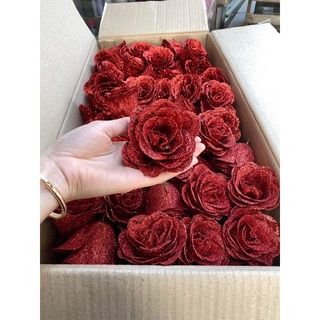 Hoa sáp nhũ 1 đầu bông 1 bông
