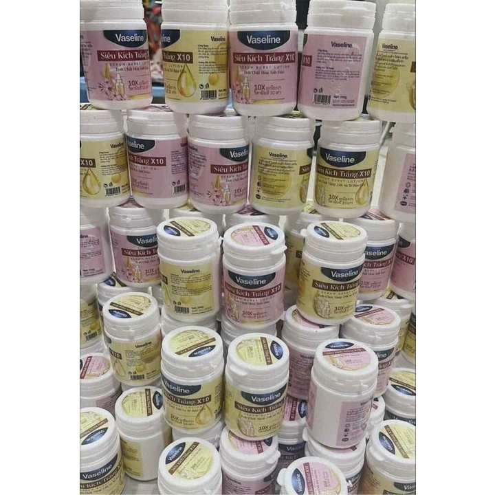 Siêu kích trắng vaseline x10