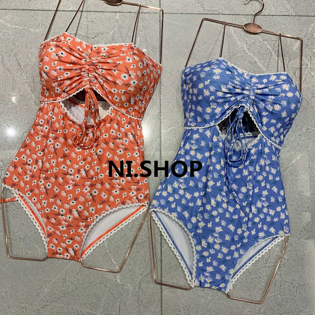 Bikini liền hoa cúc nhí xinh xắn - Hàng Quảng Châu cao cấp